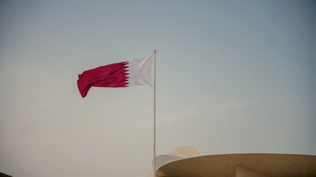 Qatari flag. Flag of Qatar. National Flag. Doha. Independence Day. National Day. Patriotic. Patriot